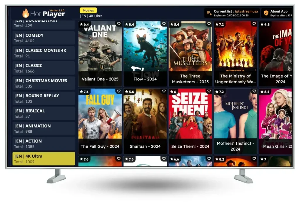 XCIPTV-Player-homepage